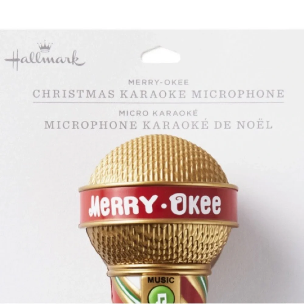 Hallmark Merry-Okee Christmas Interactive Microphone